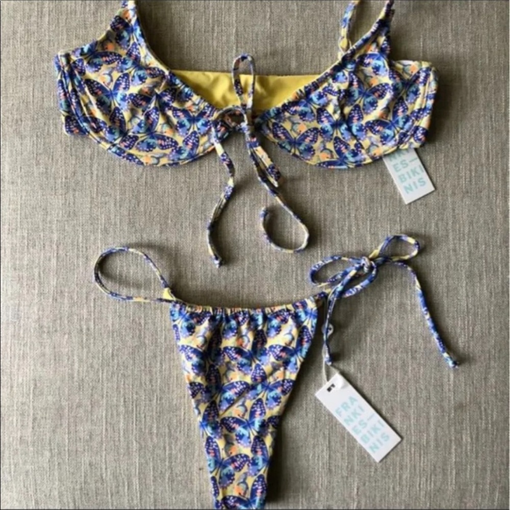 Frankies Bikinis monarch top and bottom
